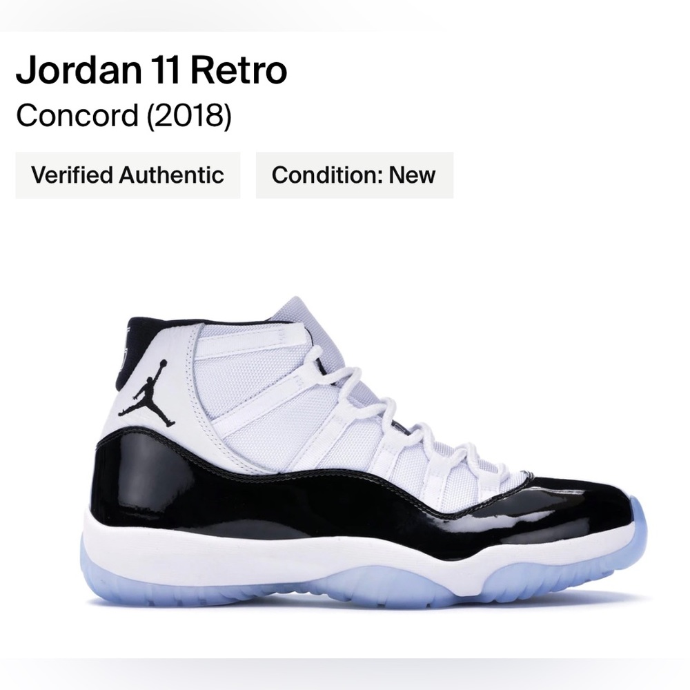 BNIB Jordan Retro 11 Concord (2018) Size 12